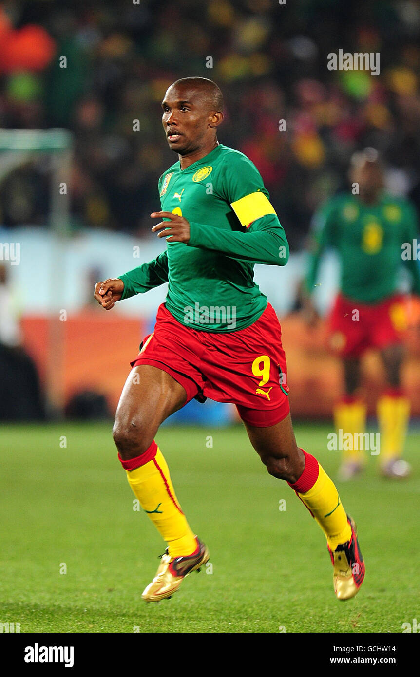 Football - Coupe du Monde FIFA 2010 en Afrique - Groupe E - Cameroun / Danemark - Loftus Versfeld Banque D'Images