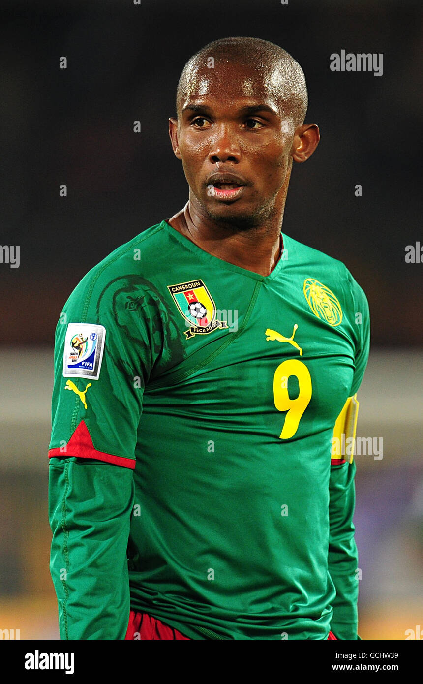 Football - Coupe du Monde FIFA 2010 en Afrique - Groupe E - Cameroun / Danemark - Loftus Versfeld Banque D'Images