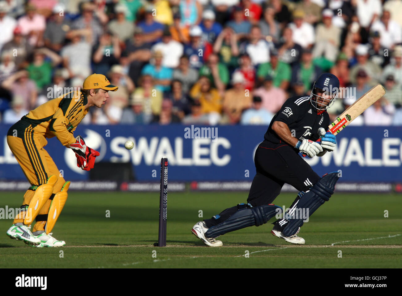 Cricket - NatWest Series - Deuxième jour International - Angleterre v Australie - SWALEC Stadium Banque D'Images