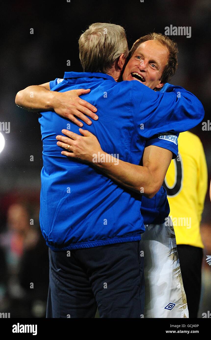 Socceraid - Angleterre v Reste du Monde - Old Trafford Banque D'Images