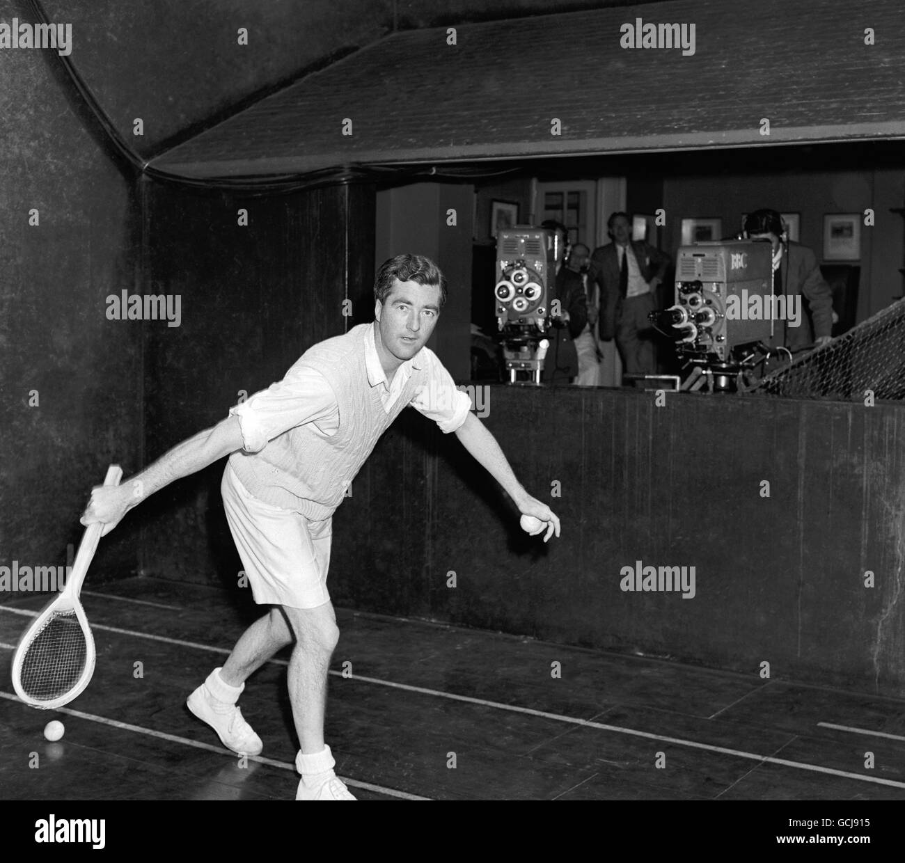 BBC Le tennis au Seigneur - Des images de l'histoire du tennis 'étranges' Banque D'Images