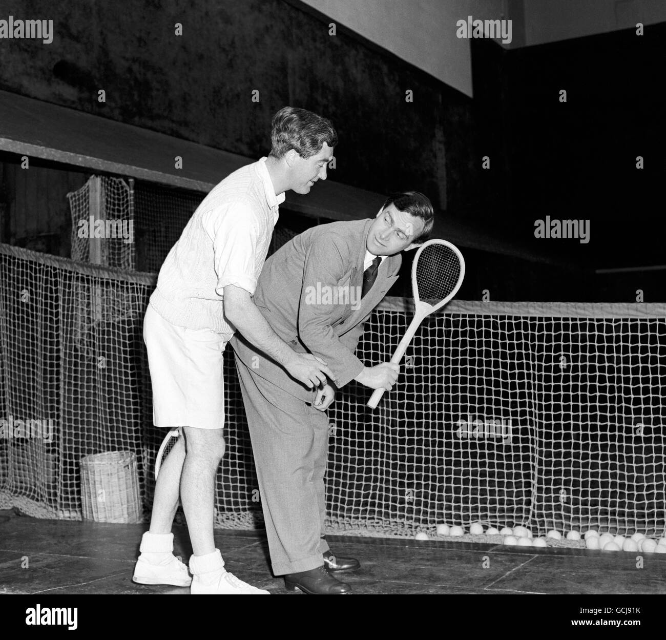 BBC Le tennis au Seigneur - Des images de l'histoire du tennis 'étranges' Banque D'Images