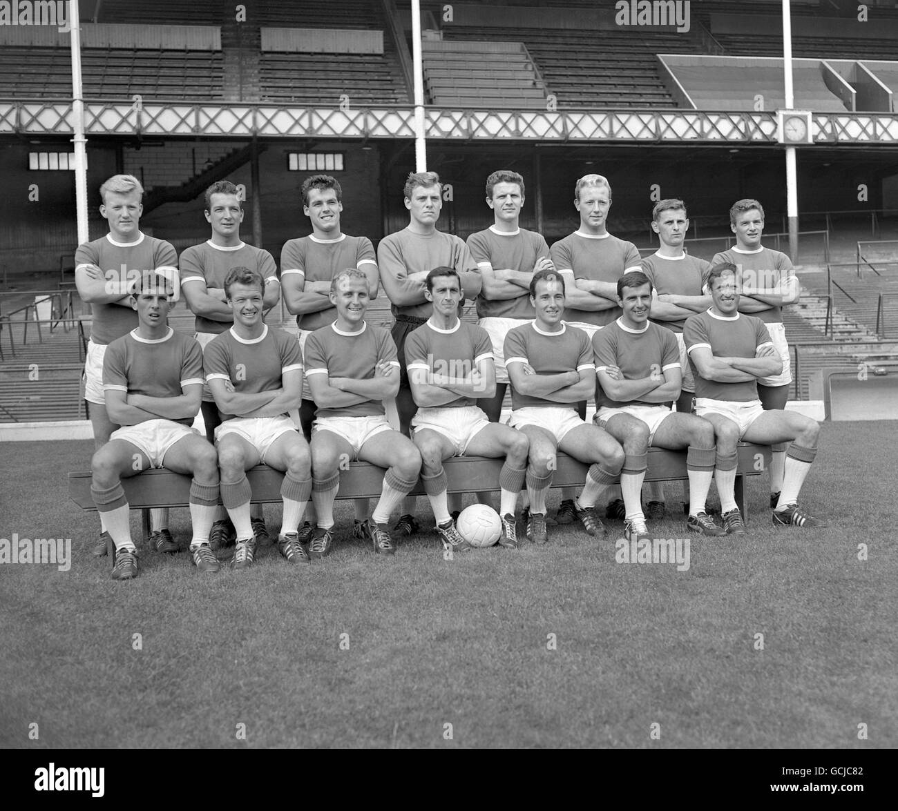 Soccer - Division de Ligue 1 - - l'équipe d'Everton Goodison Park - 1962 Banque D'Images