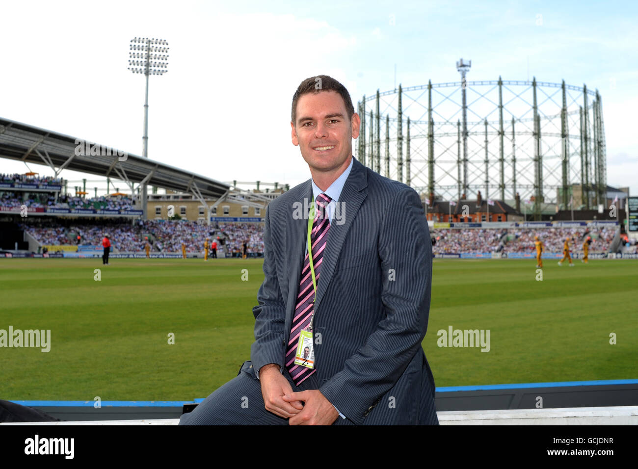 Nathan Ross, directeur des communications de Surrey, au Brit Oval Banque D'Images