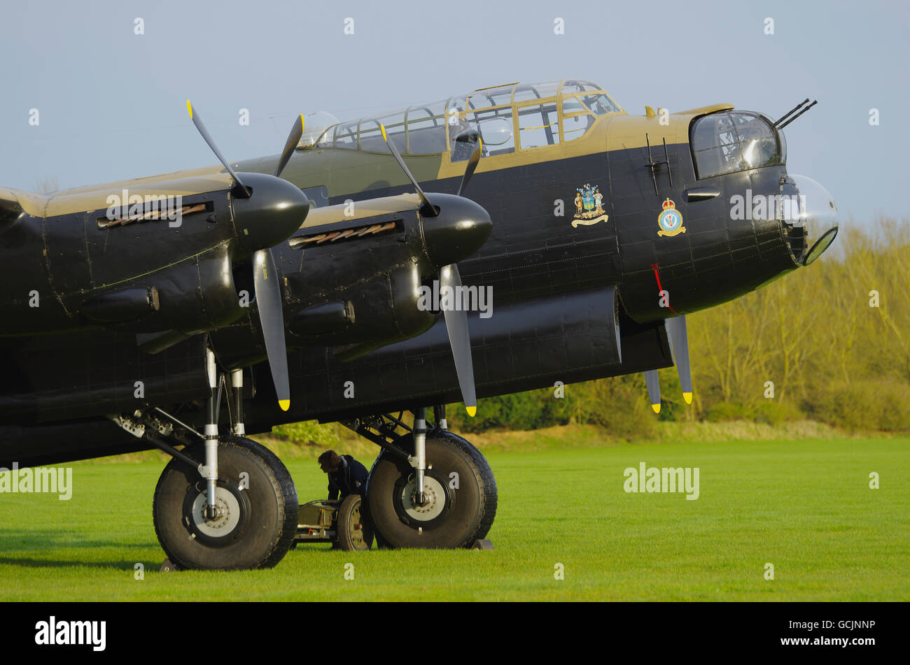 Avro Lancaster VII NX611, Just Jane, à East Kirkby, Banque D'Images