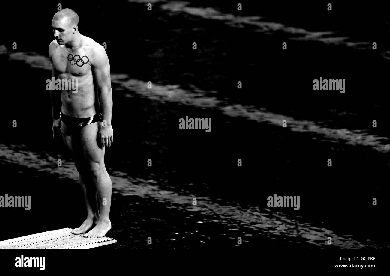 La plongée - La plongée sous-marine - Jour 1 Championnats de Ponds Forge - Banque D'Images