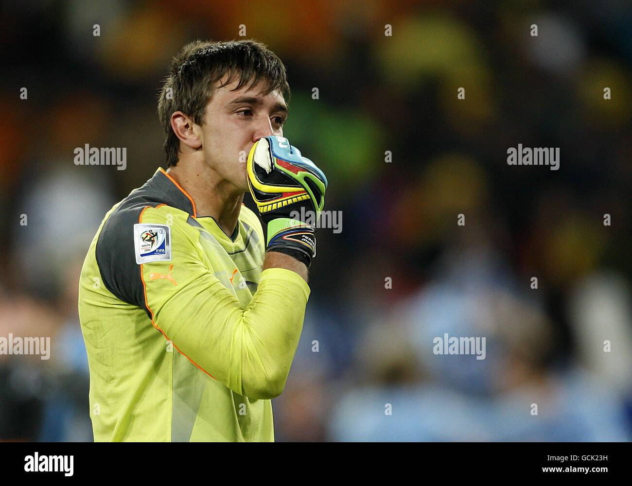 Football - Coupe du Monde FIFA 2010 en Afrique - Quart de finale - Uruguay - Ghana - Soccer City Stadium Banque D'Images