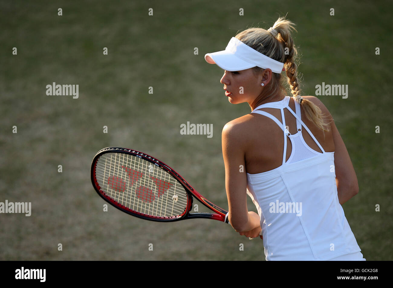 Anna Kournikova de Russie en action pendant le match d'invitation des dames Avec le partenaire Suisse Martina Hingis contre les USA Tracy Austin et Kathy Rinaldi-Stunkel Banque D'Images