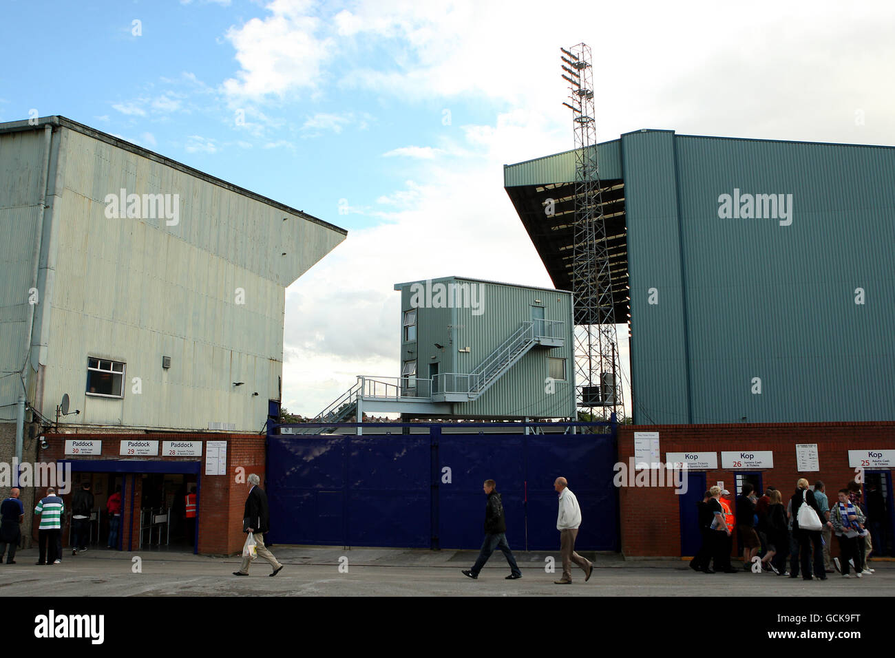 Football - pré-saison - Tranmere Rovers / Nottingham Forest - Prenton Park.Vue générale sur le parc de Prenton, stade du club de football de Tranmere Rovers Banque D'Images