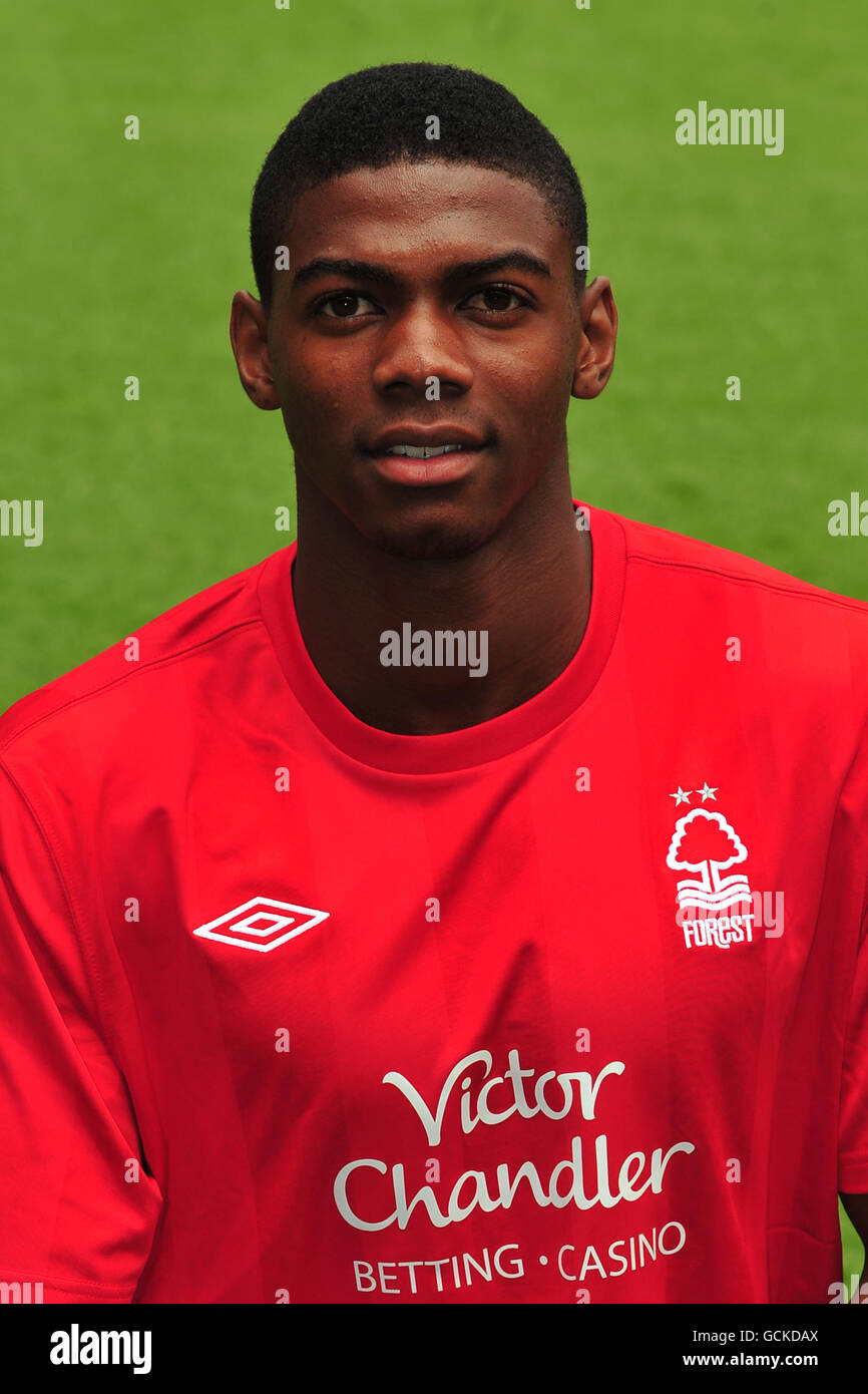 Football - Npower football League Championship - Nottingham Forest Photocall 2010/2011 - City Ground.Nialle Rodney, forêt de Nottingham Banque D'Images