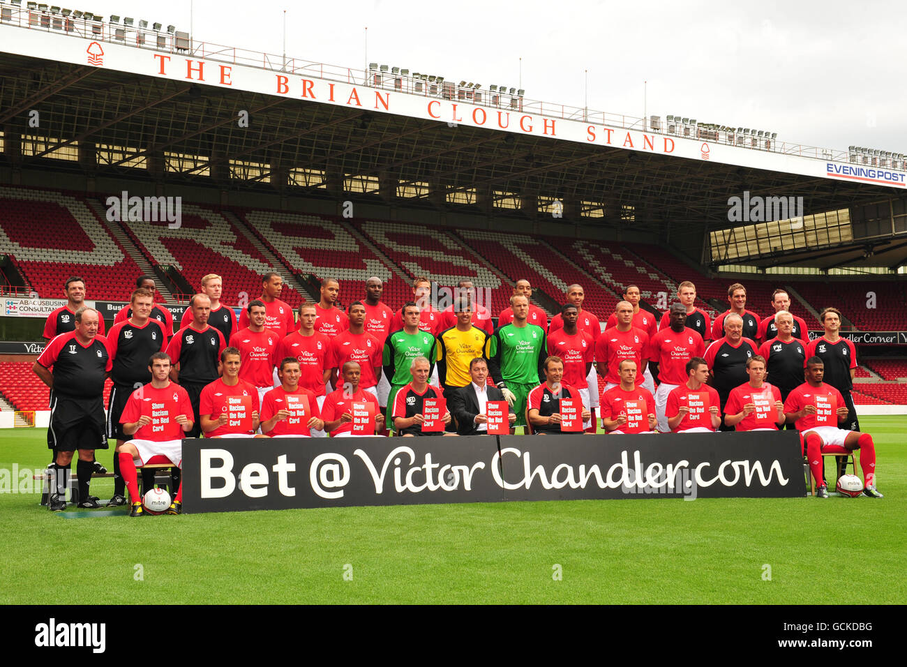 Soccer - Npower Football League Championship - Nottingham Forest Photocall 2010-2011 - Rez-de-Ville Banque D'Images