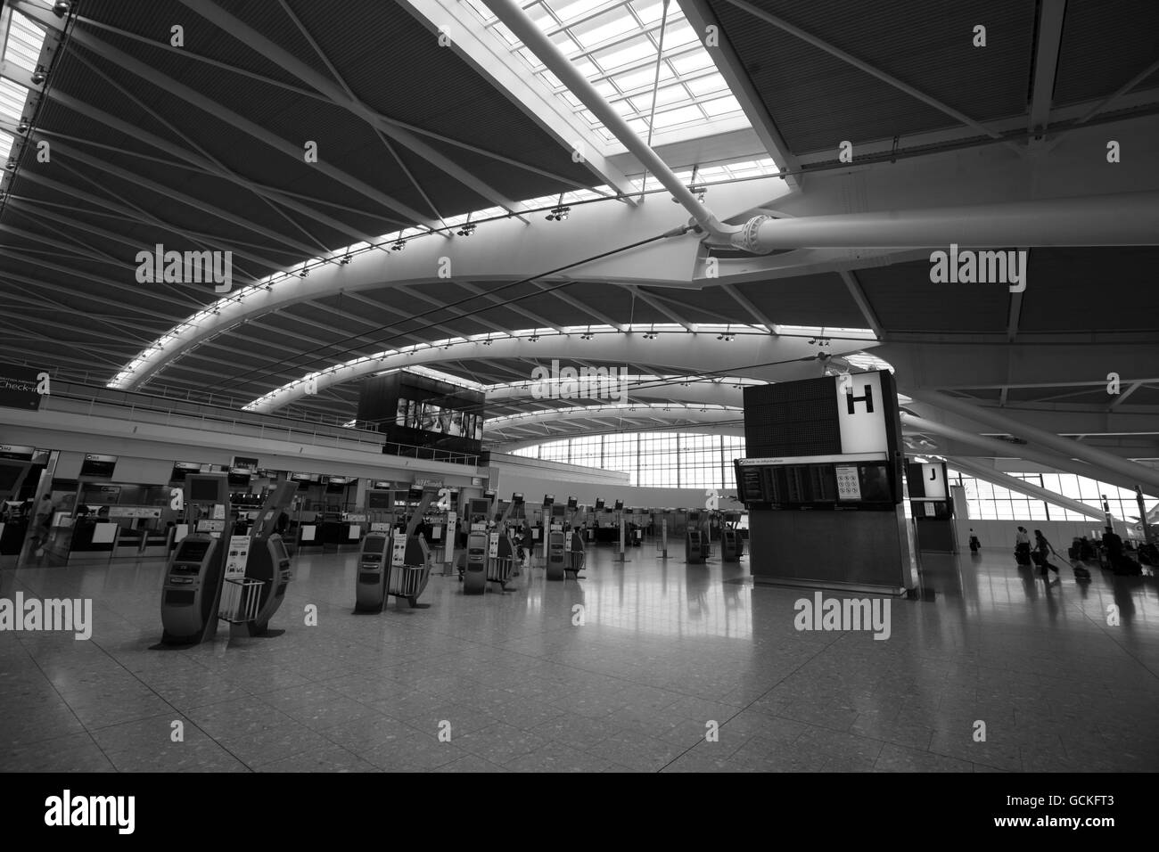 Stock - aéroport de Heathrow - terminal 5. Terminal 5 à l'aéroport de Heathrow, Middlesex. Banque D'Images