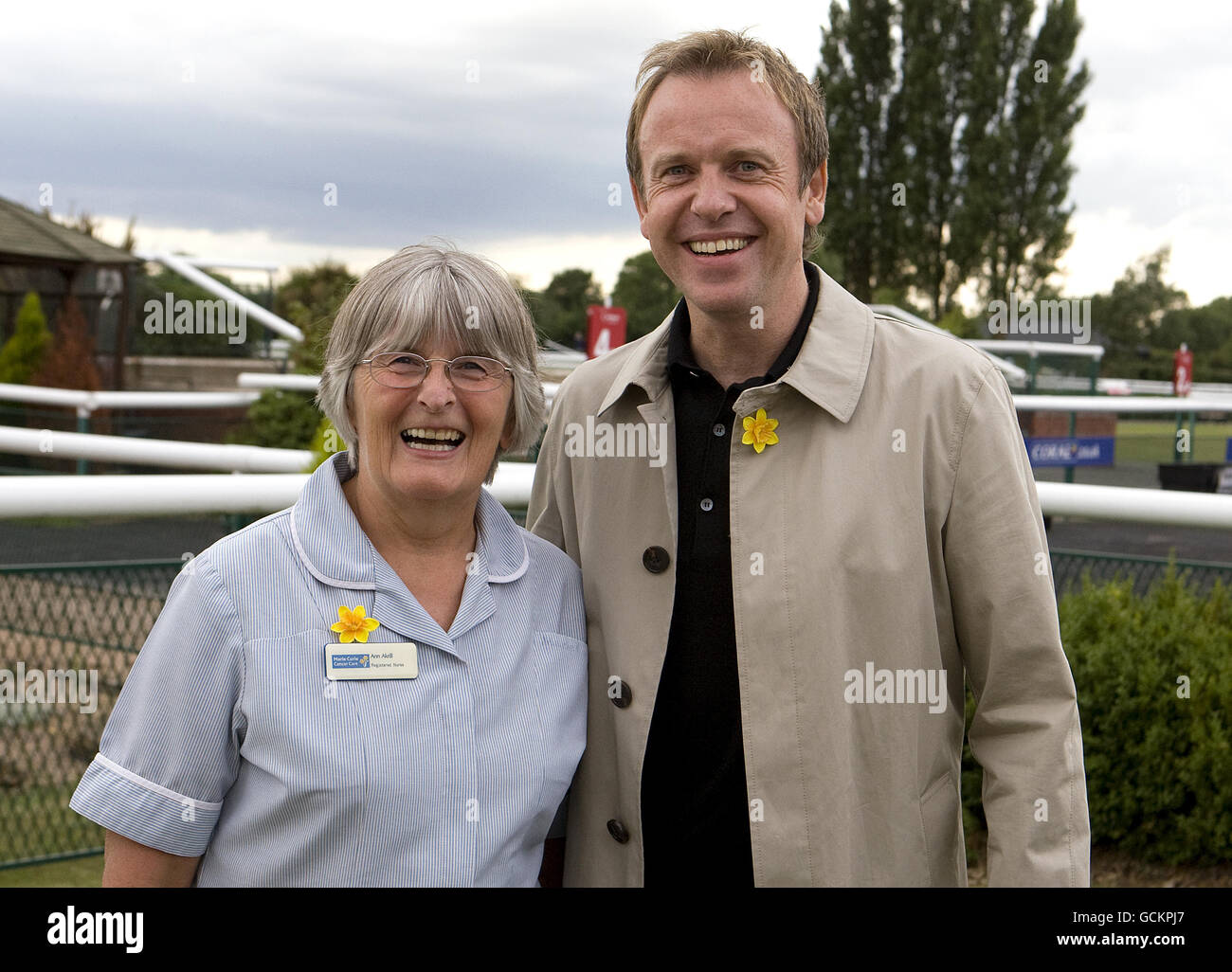 Les courses de chevaux - Summer Music Soirée - Southwell Racecourse Banque D'Images