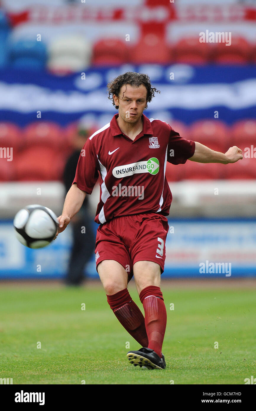 Football - pré-saison amical - Rusden et Diamons v Southend United - Nene Park. Matt Lockwood, Southend United Banque D'Images