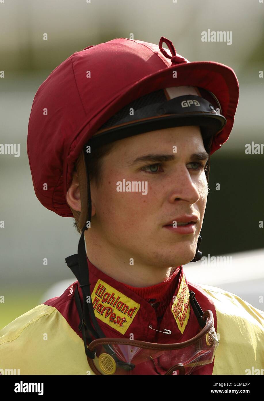 Jockey Nicky Mackay pendant la troisième journée du festival de Goodwood au champ de courses de Goodwood, Chichester. Banque D'Images