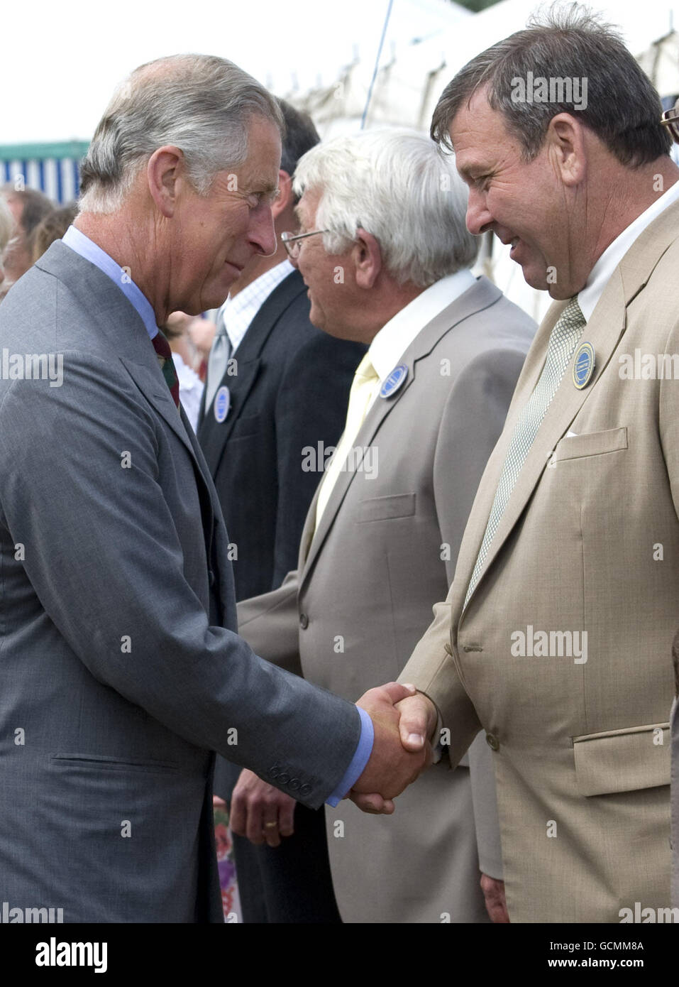 Prince Charles et Camilla, duchesse de Cornwall visitez le spectacle de fleurs de Sandringham dans le domaine de Sandringham House, Norfolk. Banque D'Images
