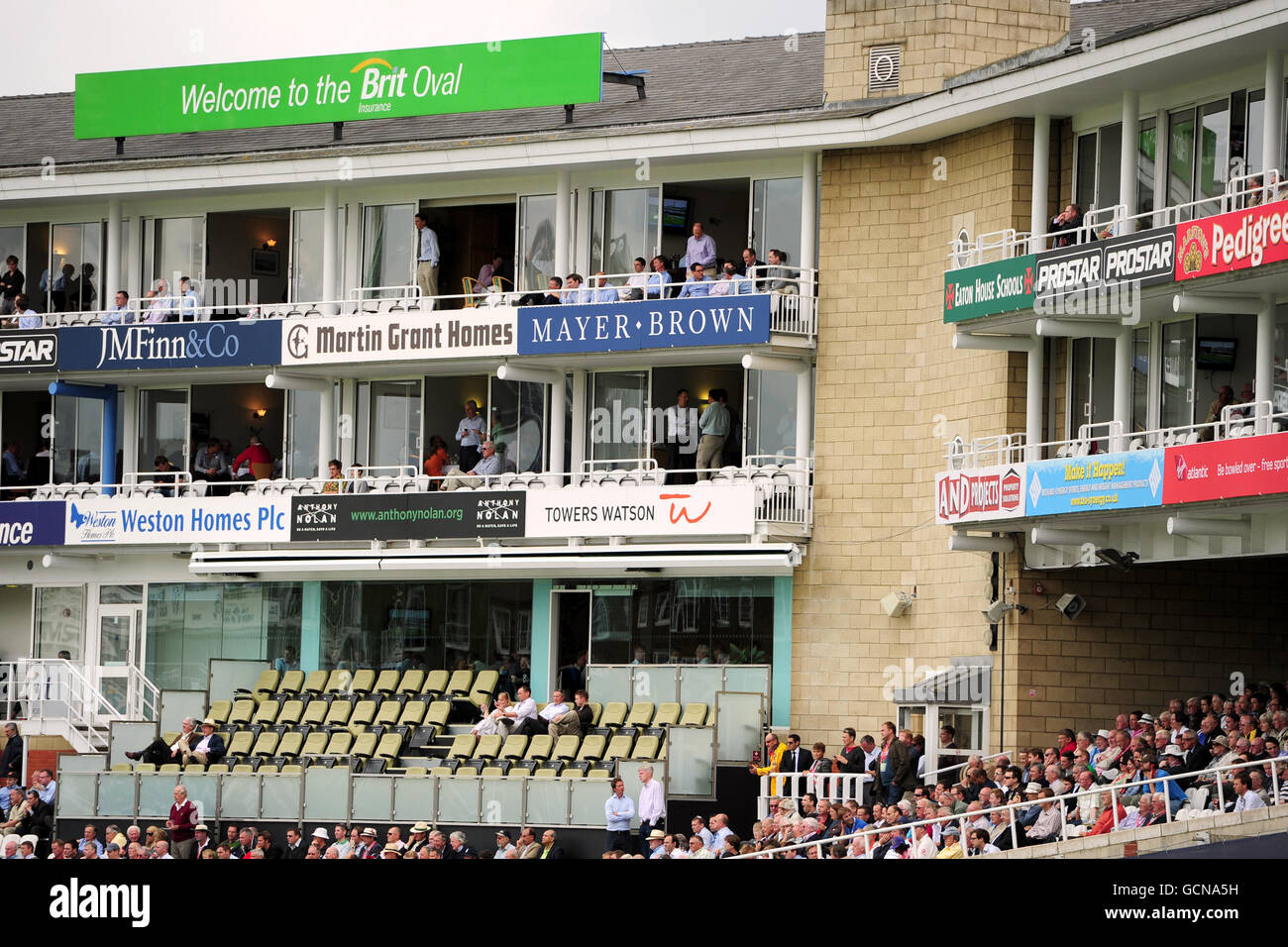 Cricket - npower Troisième Test - Day 2 - Angleterre v Pakistan - Le Brit Oval Assurance Banque D'Images