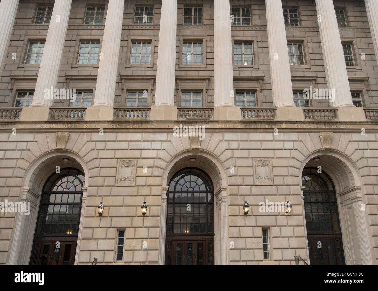 Internal Revenue Service building Washington DC Banque D'Images