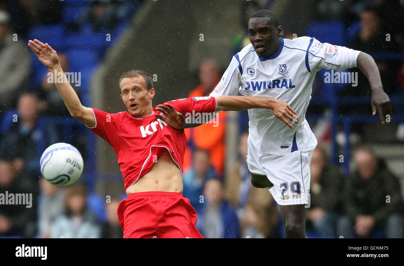 - Football npower Football League One - Tranmere Rovers v Charlton Athletic - Prenton Park Banque D'Images