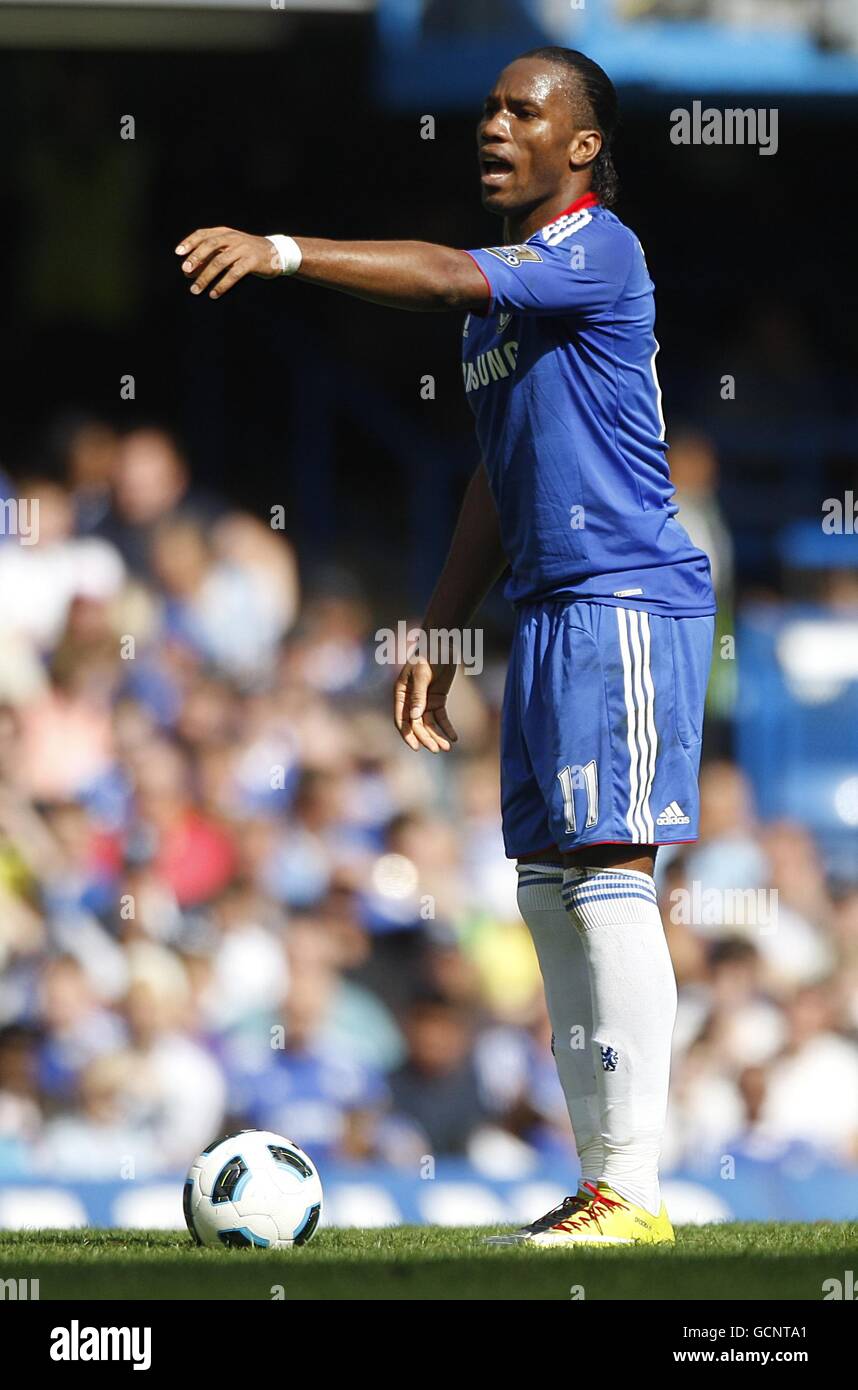 Soccer - Barclays Premier League - Chelsea / Stoke City - Stamford Bridge. Didier Drogba, Chelsea Banque D'Images