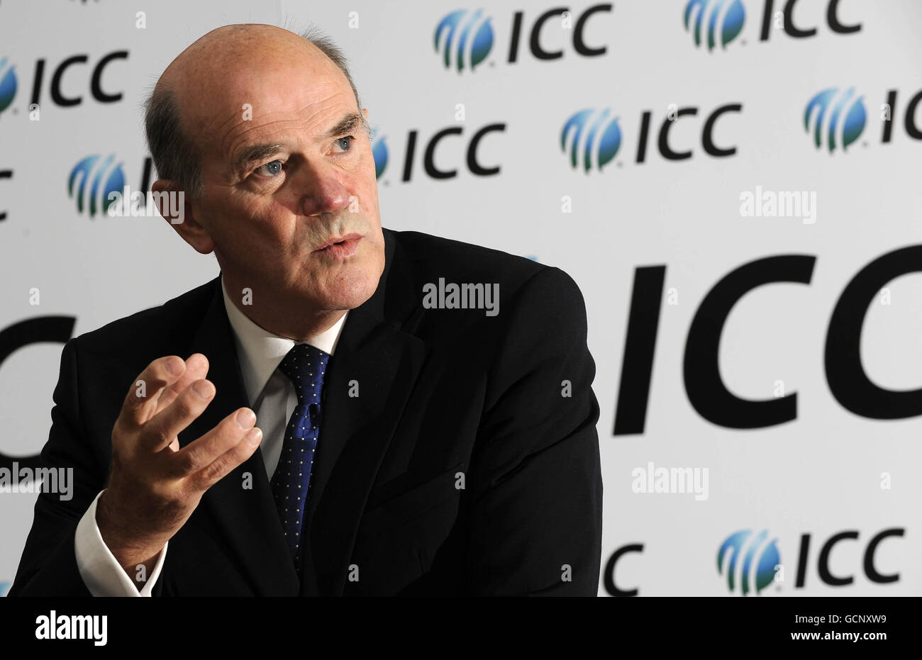 ICC Cricket - Conférence de presse - Lords Cricket Ground Banque D'Images