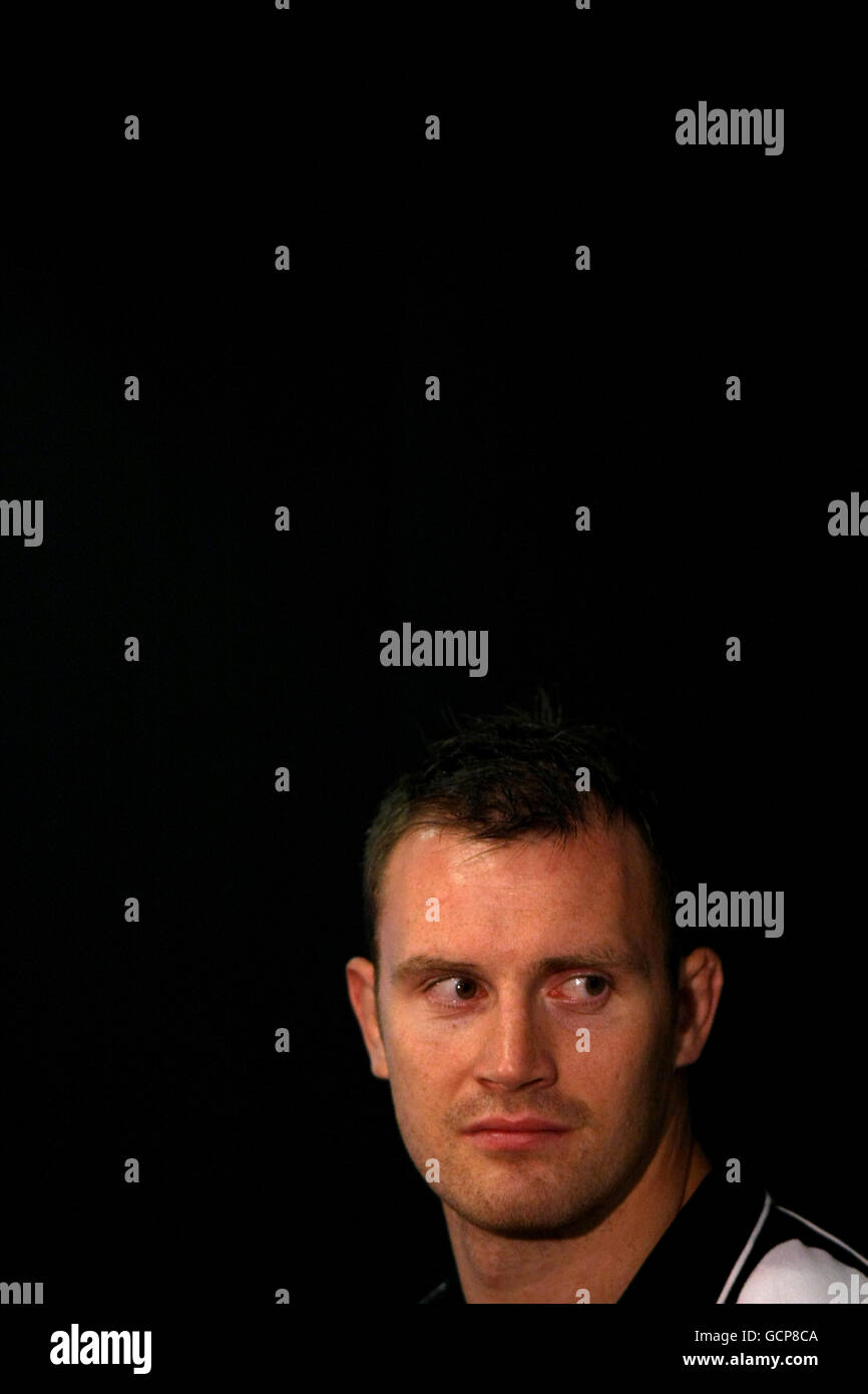 Rugby Union - lancement de la saison de la Ligue des Magners - Millennium Stadium.Al Kellock, capitaine du guerrier de Glasgow, lors du lancement de la saison de la Ligue des Magners au Millennium Stadium, Cardiff. Banque D'Images