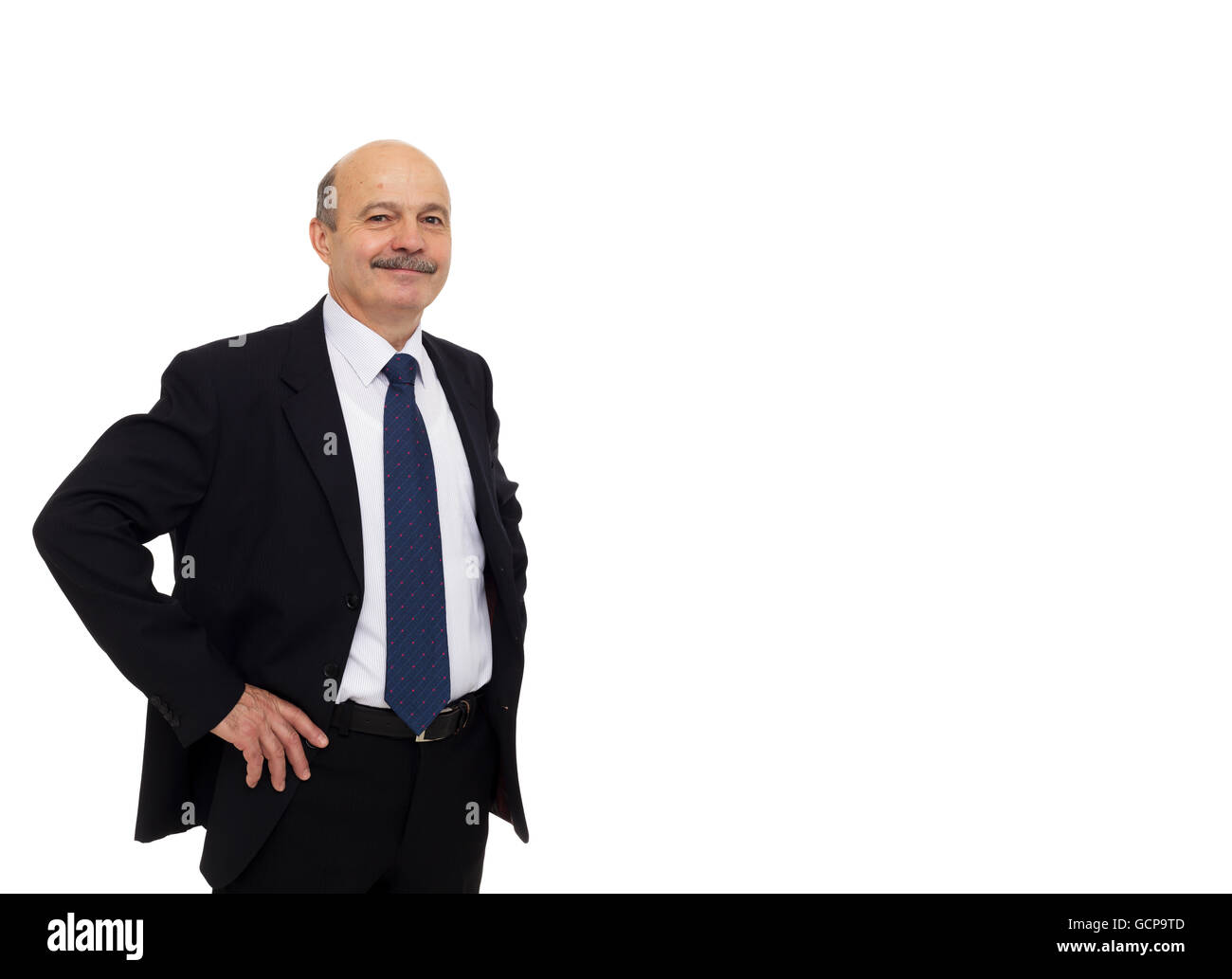 Confiant mature man in suit Banque D'Images