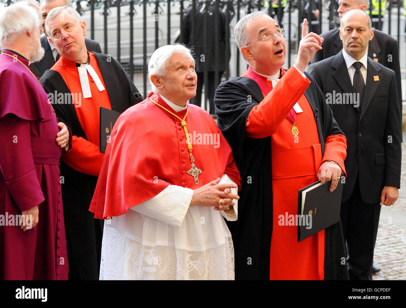 Visite du Pape à UK - Jour 2 Banque D'Images