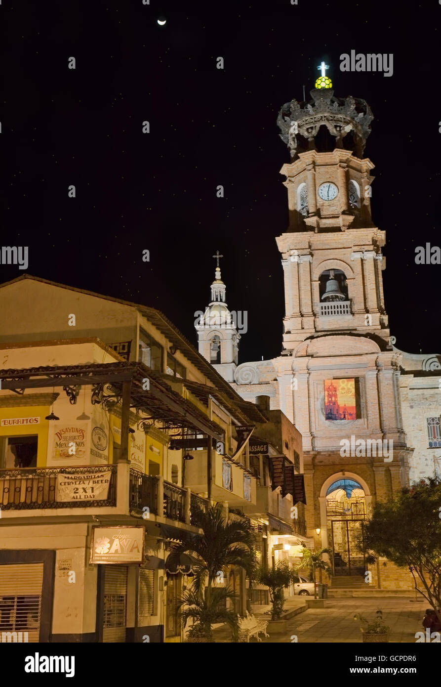 Mexique Puerto Vallarta, Cathédrale de Notre Dame de Guadalupe Banque D'Images
