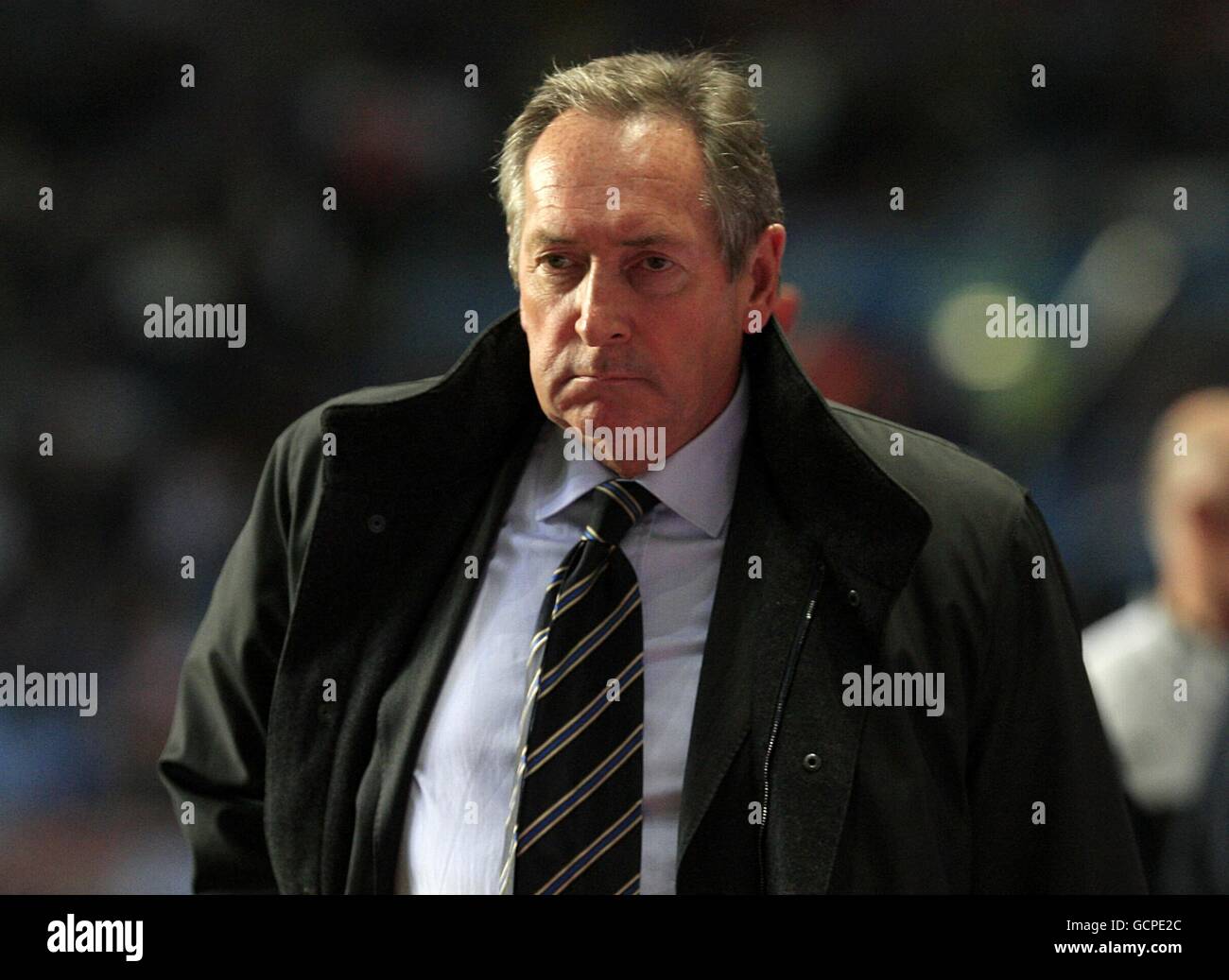 Football - Carling Cup - troisième tour - Aston Villa v Blackburn Rovers - Villa Park. Gerard Houllier, directeur de la villa Aston Banque D'Images