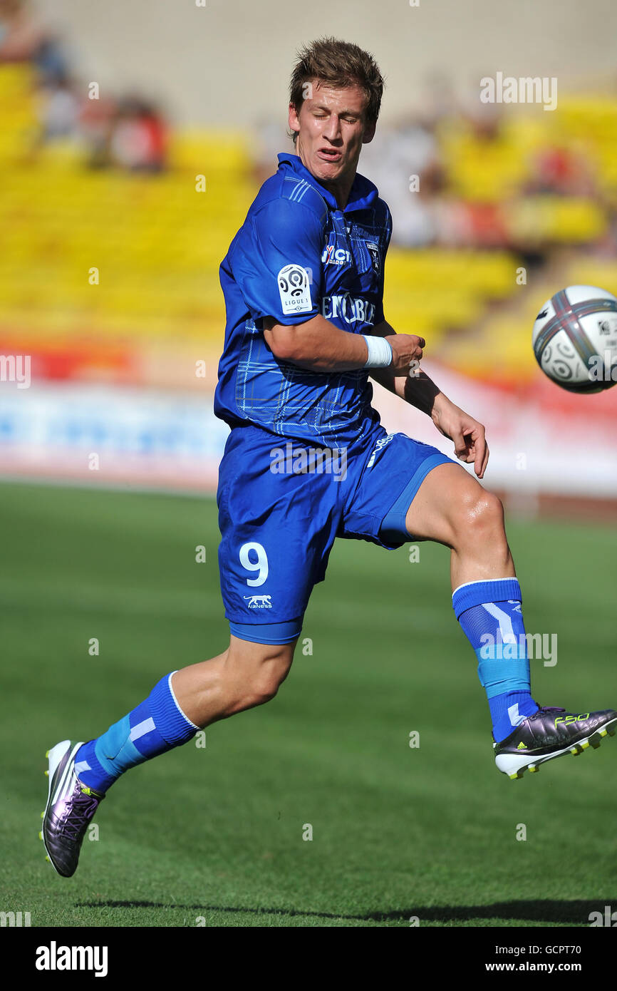 Soccer - Division de première française - AS Monaco v AJ Auxerre - Stade Louis II Banque D'Images