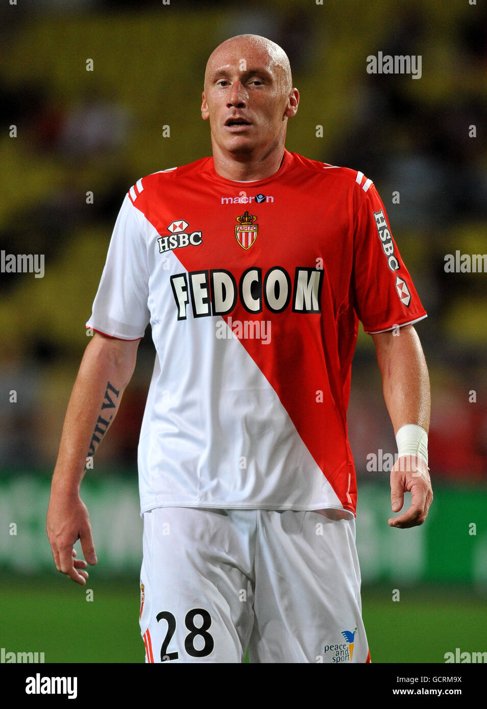 Football - première Division française - COMME Monaco / Toulouse - Stade Louis IISébastien Puygrenier, COMME Monaco Banque D'Images