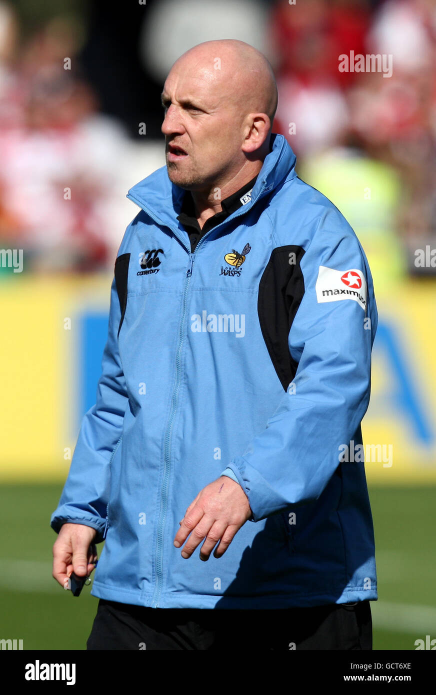 Rugby Union - Aviva Premiership - Gloucester Rugby / London Wasps - Kingsholm Stadium. Shaun Edwards, entraîneur des London Wasps Banque D'Images