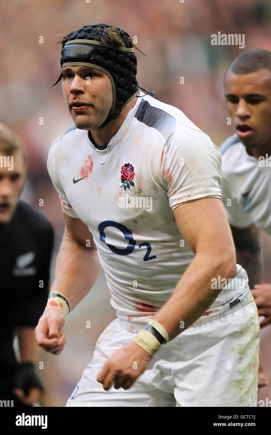 Rugby Union - Investec Challenge Series 2010 - Angleterre / Nouvelle-Zélande - Twickenham.Tom Palmer, Angleterre Banque D'Images