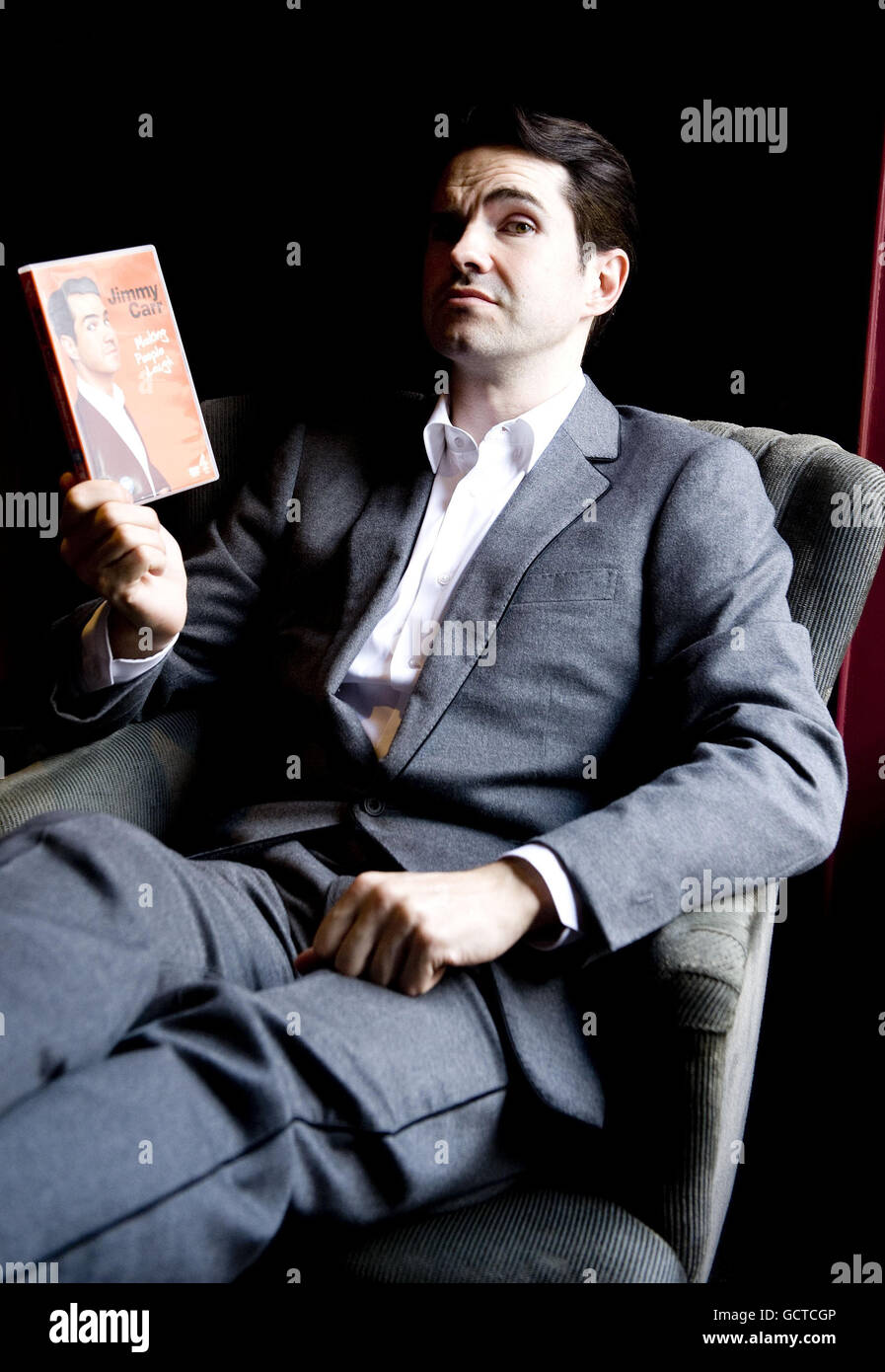 Jimmy Carr pendant un photocall pour promouvoir son nouveau DVD, faire rire les gens, à Soho House à Londres, qui est en vente le 9 novembre. Banque D'Images