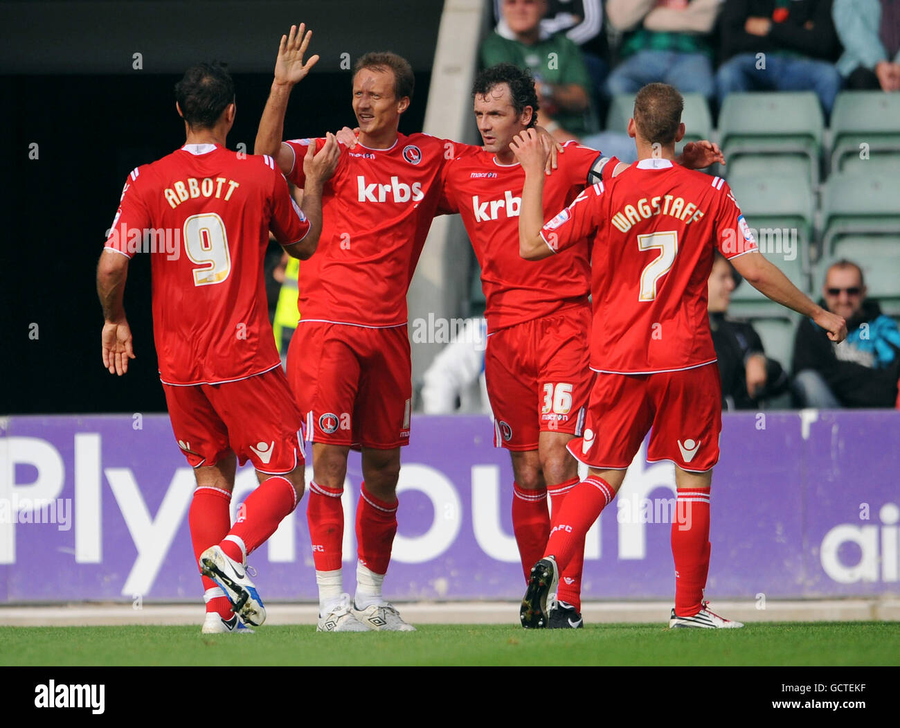 - Football npower Football League One - Plymouth Argyle v Charlton Athletic - Home Park Banque D'Images