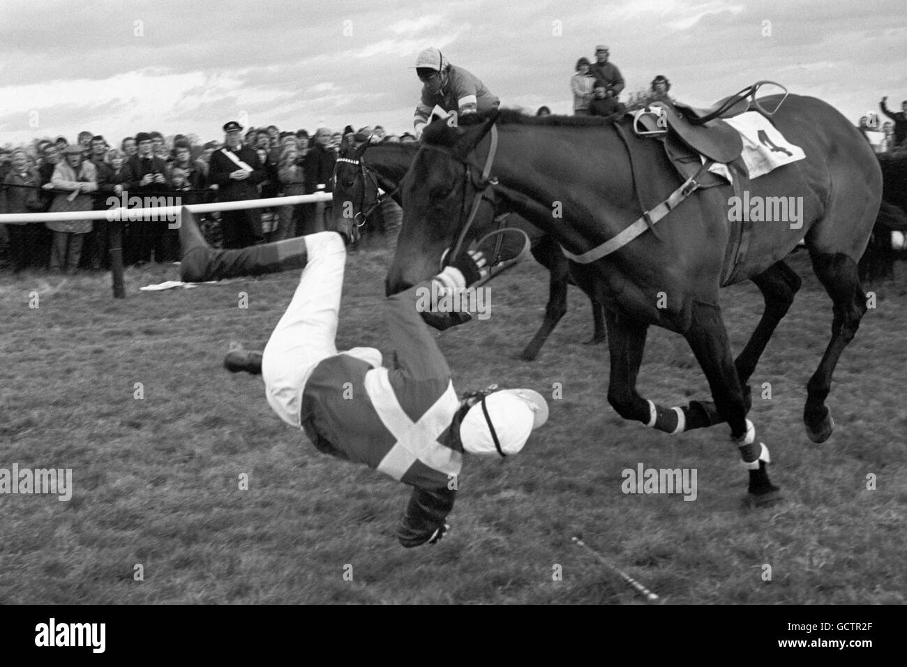 Les courses de chevaux - King George VI Chase - Kempton Park Banque D'Images