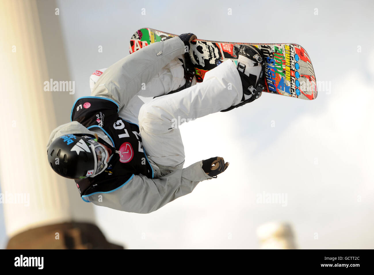 Sport d'hiver - Festival antigel 2010 - Battersea Power Station Banque D'Images