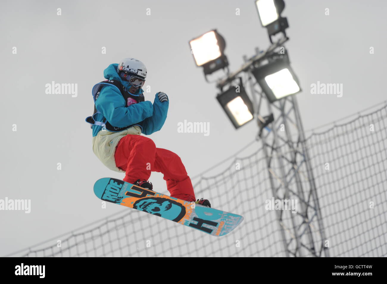 Sport d'hiver - Festival antigel 2010 - Battersea Power Station Banque D'Images