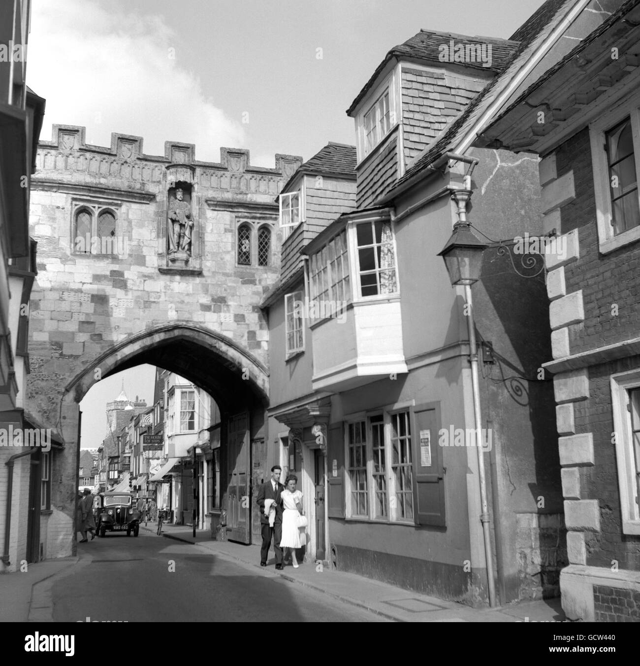 Vue sur la ville - Salisbury Banque D'Images