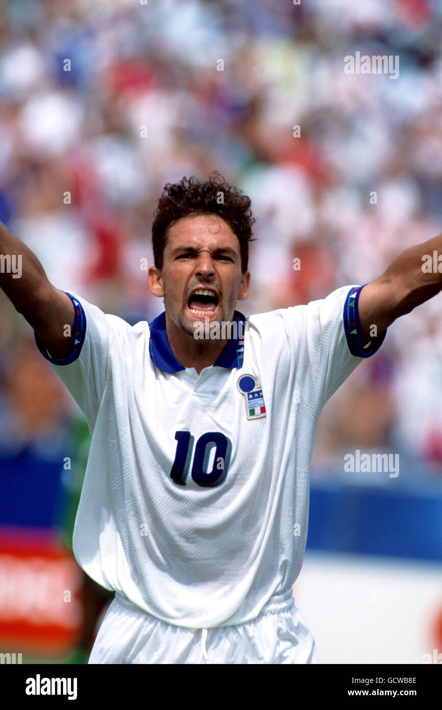 T-SHIRT FAN DE Roberto Baggio Maillot Italie Coupe Du Monde 90 94 98