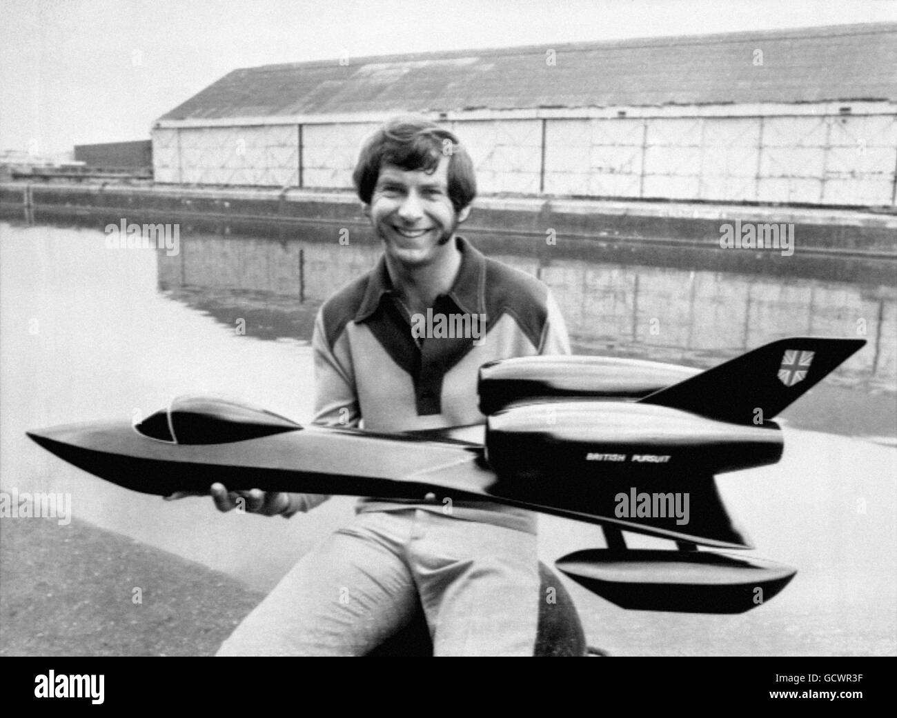 Bateaux à moteur - Record mondial de vitesse sur l'eau Banque D'Images