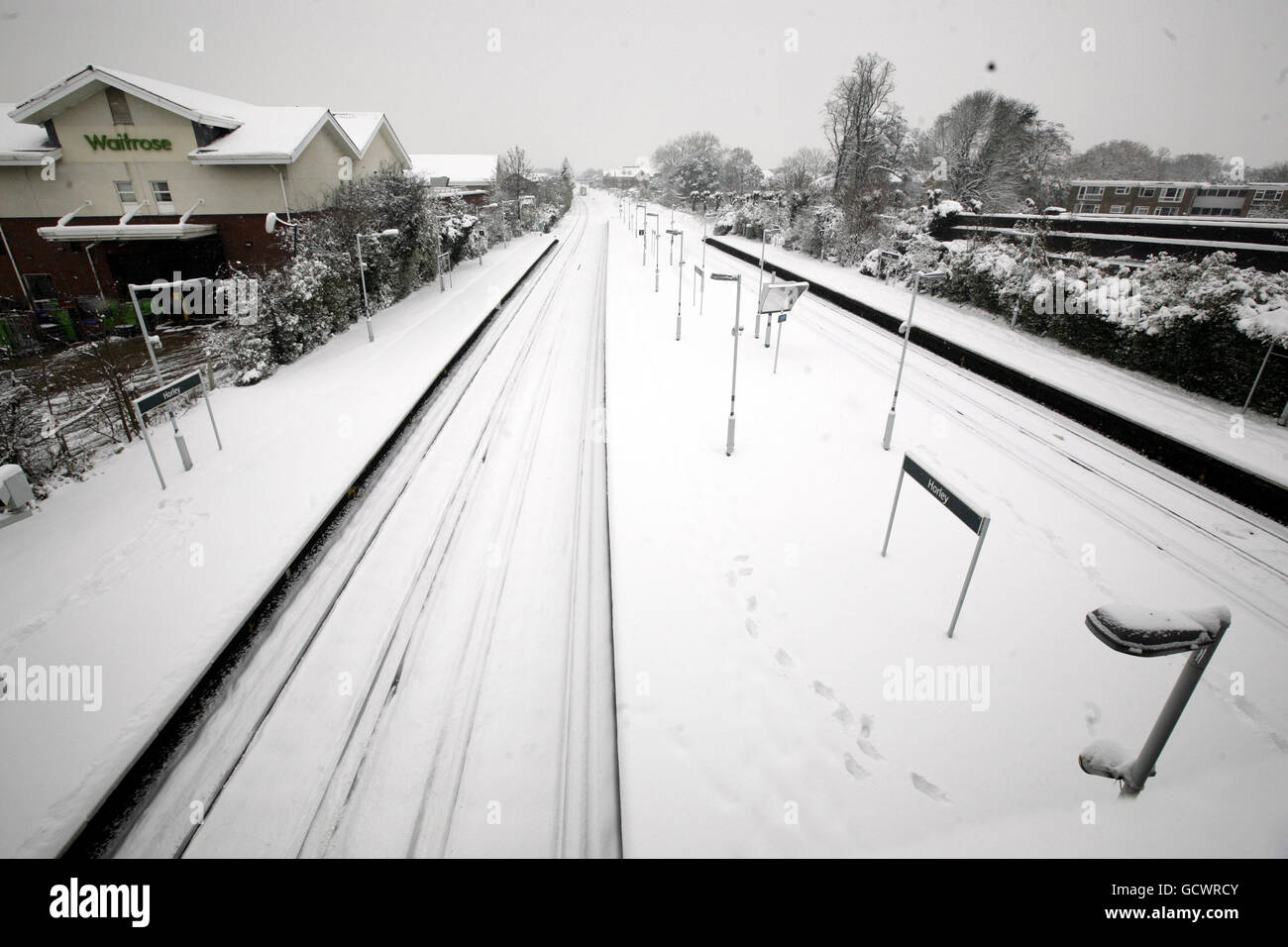 Météo d'hiver 2 Décembre Banque D'Images