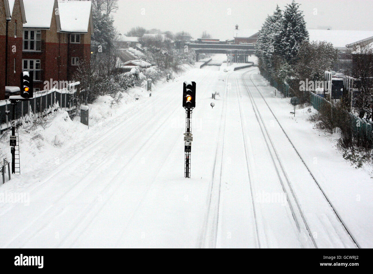 Météo d'hiver 2 Décembre Banque D'Images