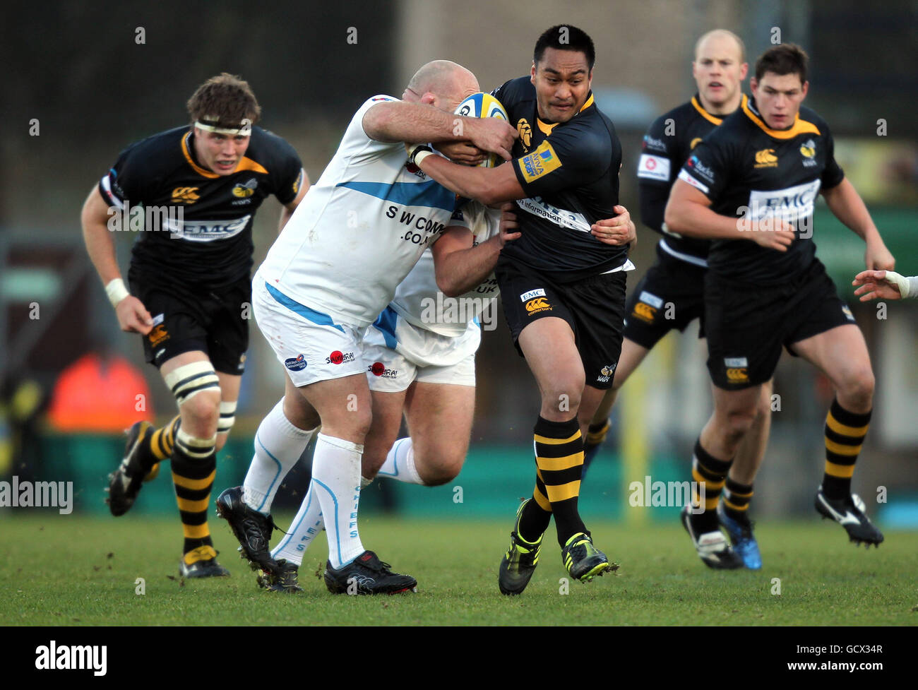 Rugby Union - Aviva Premiership - London Wasps v Exeter Chiefs - Adams Park Banque D'Images