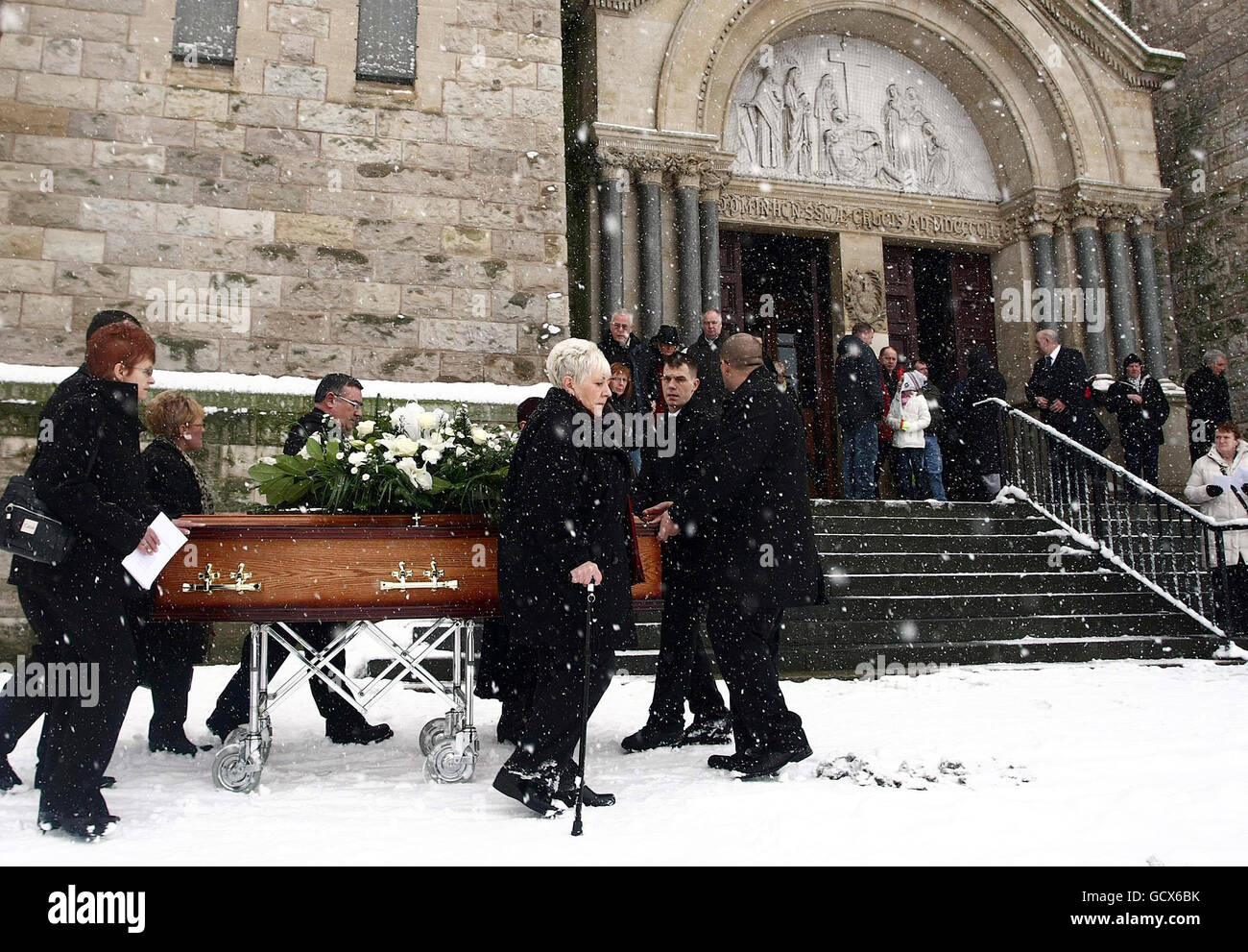 Peter Wilson funeral Banque D'Images