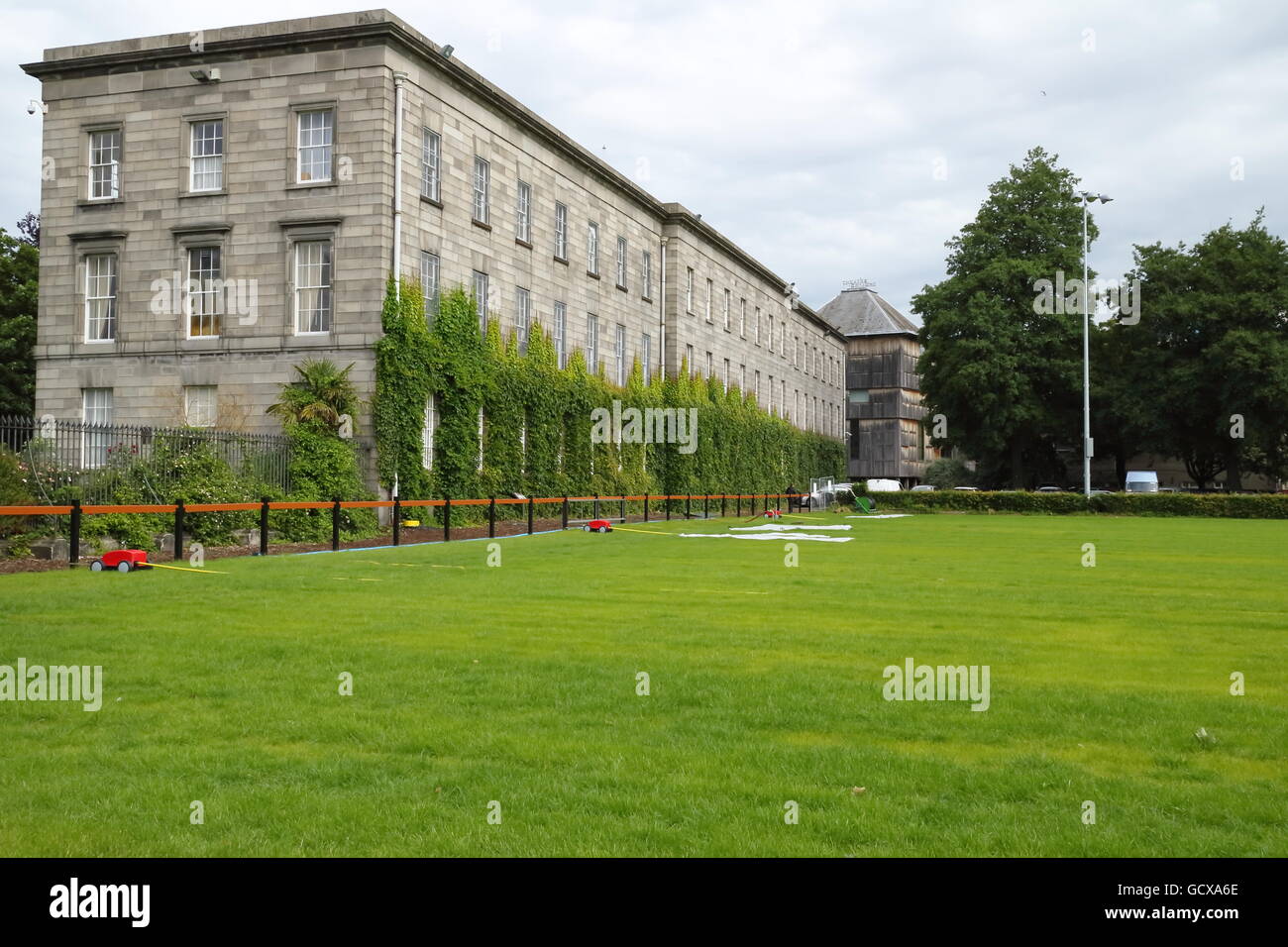Parcs en centre-ville de Dublin Banque D'Images