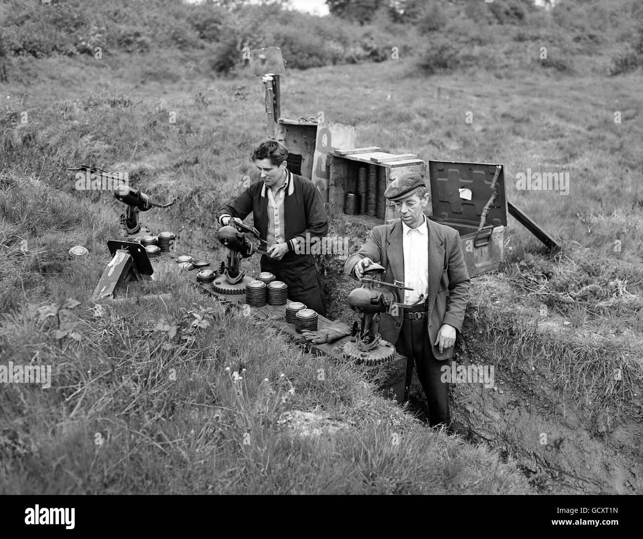 Le Tir au Pigeon d'Argile - Valtra, Kent Banque D'Images