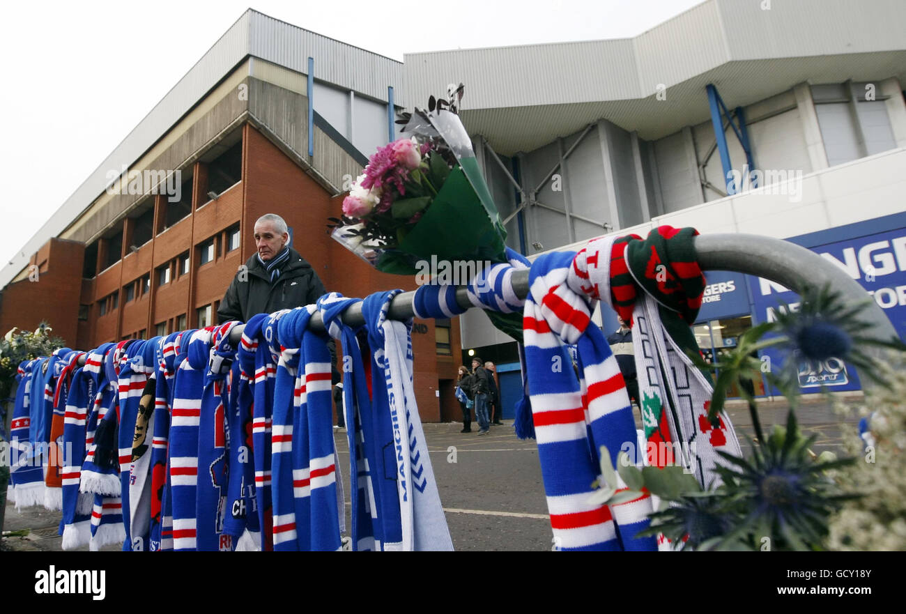 Memorial Catastrophe Ibrox Banque D'Images