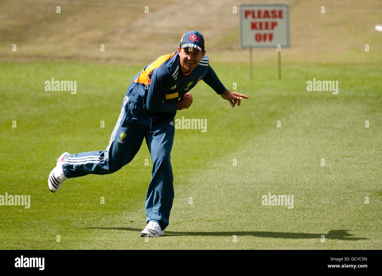Cricket - 2010 - Quatrième Test Match - l'Australie - Le MCG Session Filets Banque D'Images